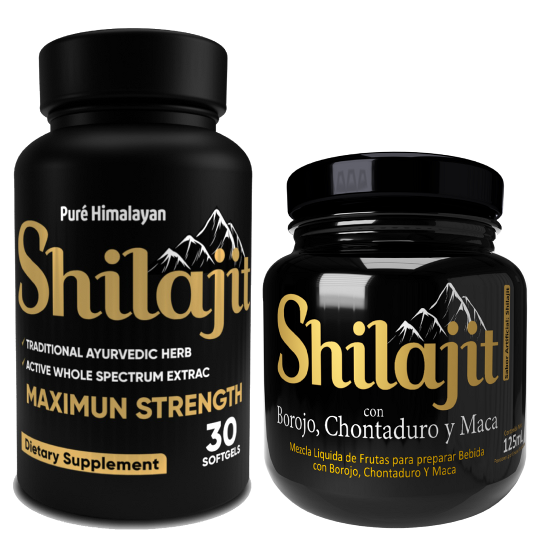 Combo Shilajit 1 jalea +1 frasco sofg