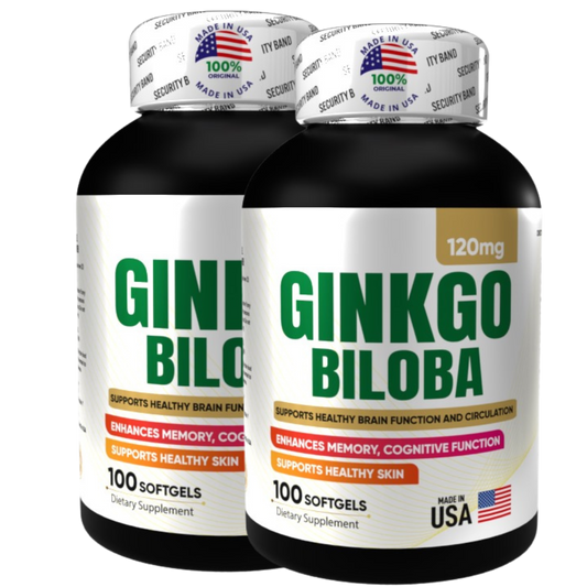 Ginkgo Biloba X 100 Softgels X 2