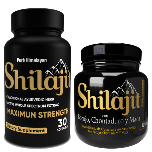 Combo Shilajit 1 jalea +1 frasco sofg